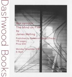 Dashwood Books signing for The Mind on Fire by James Welling