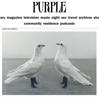 Purple: "Fortuna y Fetiche" Exhibition at Dashwood Project