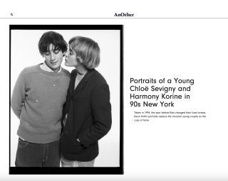 AnOther Magazine: Chloë and Harmony ‘94 by Kevin Hatt's 